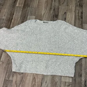 Abercrombie and fitch grey marled knit batwing sweater thumbnail 3