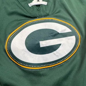 Fanatics Green Bay Packers Womens Lace Up Jersey‎ Shirt M GB thumbnail 3