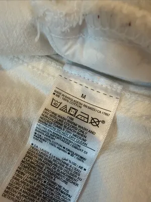 Old Navy White Denim Jacket Size Medium - C73-031 thumbnail 6