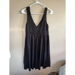 Patagonia Womens Black Casual‎ Sundress Sleeveless V Neck Organic Cotton Blend thumbnail 2