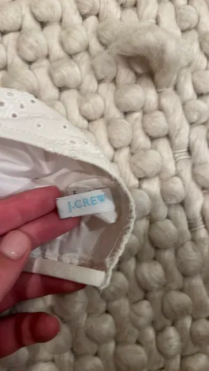 White J. Crew Eyelet Bikini Set thumbnail 6