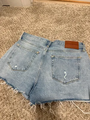 Lucky Brand pleated jean shorts thumbnail 5