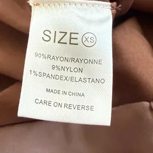 Brown Sleeveless Corset Mini Dress Structured Bodice Boning Women's Size XS thumbnail 3