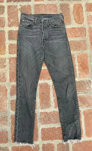 Levi's 501 high waisted jeans w25 x L30 thumbnail 1