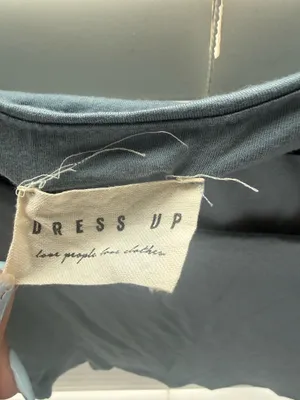 Dress Up Boutique blue cropped shirt thumbnail 3
