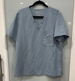 Catarina Figs Women’s Blue Plus Size One-Pocket Scrub Top XL thumbnail 1