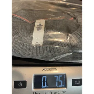 Lululemon Cashmere Blend Sweater Tunic Gray Size 2 Lightweight Thumbholes thumbnail 11
