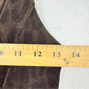 Vintage Scott McClintock Brown Leopard Maxi Dress Womens 6 Formal Glitter Y2K thumbnail 5