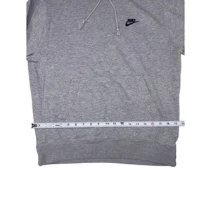 Nike Sportswear Women's Small Grey Pullover Hoodie Embroidered Logo Fleece thumbnail 6