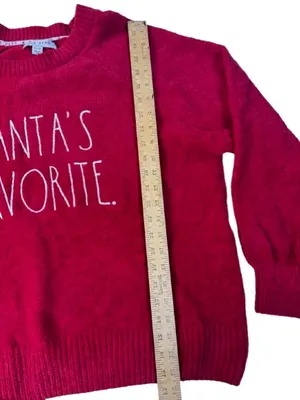Holiday Red 'Santa's Favorite' Crewneck Sweater thumbnail 7