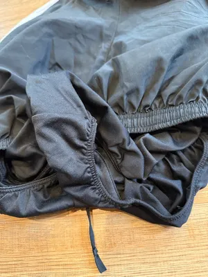 Nike Women’s Black Running Shorts with White Trim size small thumbnail 5