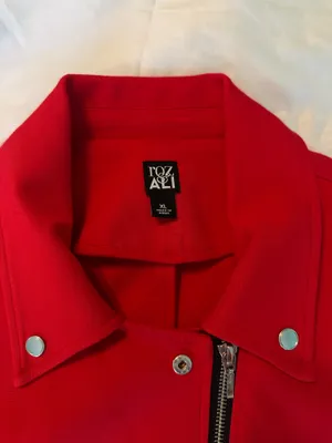 Roz & Ali Red Blazer Jacket thumbnail 4
