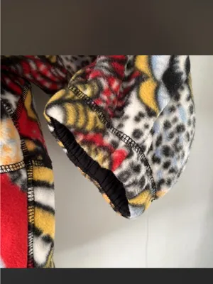 Free People Quilted Floral Patchwork Hooded Pullover - Black, Red, Cream thumbnail 5