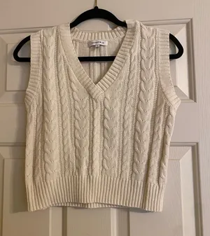 Vest Top White thumbnail 1