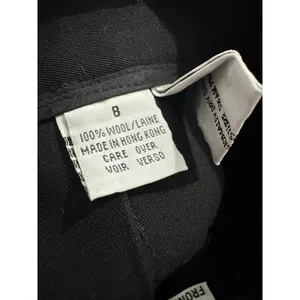 Anne Klein Skirt 8 Pleated A-line Black Classic Knee‎ Length 100% Wool Modest thumbnail 11