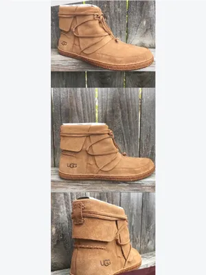 UGG Men's Chestnut/Tan Suede Ankle Boots thumbnail 2