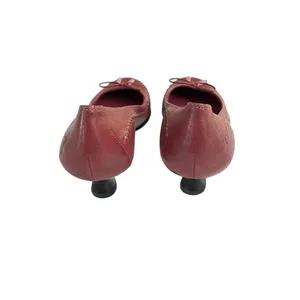 Antonio Melani Shoes Margherit 001 Dusty Rose Pink Leather With Bow Low Heels 9M thumbnail 4