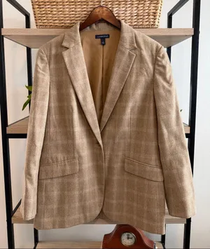 Lands' End Wool Lined Woven Career Dress Suit Blazer, 14 thumbnail 1