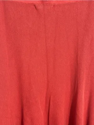 NWT Peruvian Connection Poppy Julep Skirt Coral Midi Pima Cotton XL thumbnail 12