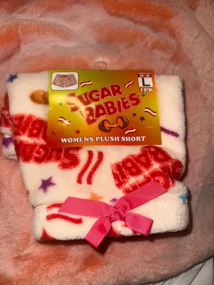 NWT Sugar Babies Plush Shorts Size L thumbnail 2