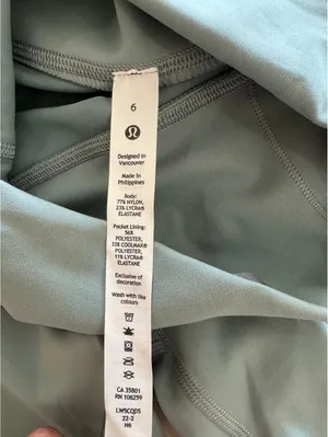 Lululemon Wunder Train High Rise 25” Misty Glade Size 6 NWT thumbnail 6