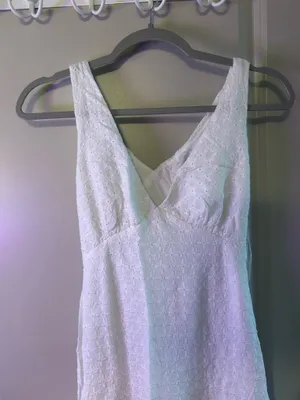 Princess Polly Maxi Eyelet Nellie Cotton Dress White 4 thumbnail 3