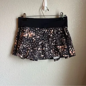 Lululemon Pace Rival Skirt II *4-way Stretch Sugar Crush Multi / Black thumbnail 4