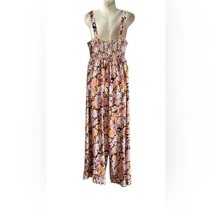 DOKOTOO Floral Print Sleeveless Jumpsuit thumbnail 4
