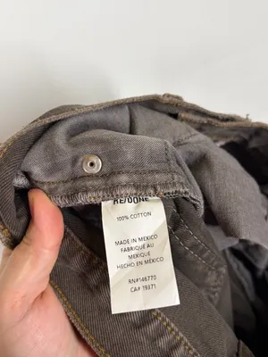 NWT Re/done 70s Stove Pipe Jean Size 27 thumbnail 10