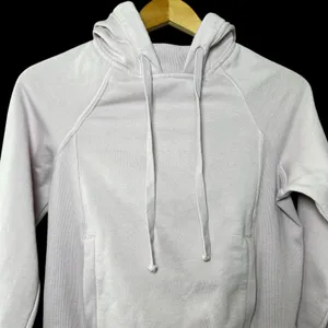 Daily Practice by‎ Anthropologie Hoodie XS Lilac Pink Cropped Sweatshirt Cozy thumbnail 6
