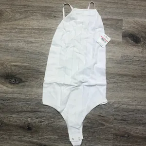 Free People Bridget Thong Bodysuit White XS thumbnail 8