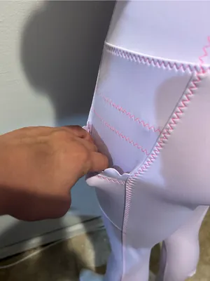 FP Movement by Free People Lavender Leggings with Pink Stitching thumbnail 6