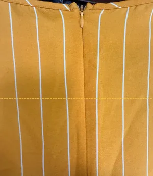 Yellow SHEIN white striped sundress thumbnail 4