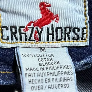 Crazy Horse By Liz Claiborne Vintage Denim Snap Button Dress‎ Women's Medium thumbnail 5