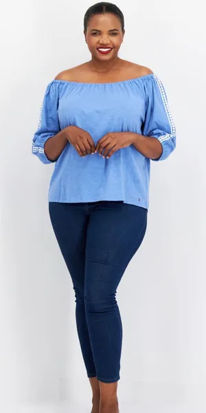 Tommy Hilfiger Women’s Off The Shoulder Top thumbnail 1