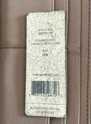 Tory Burch sapphire leather wallet thumbnail 5