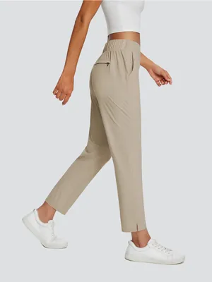 Baleaf UPF 50+ High-Rise 4 Pocket Pants Khaki Joggers Size Medium thumbnail 2