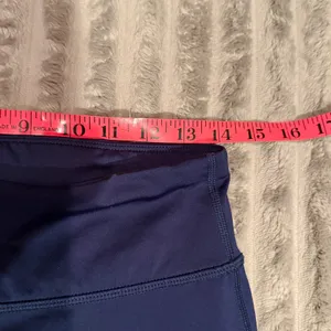 Nike Dri-FIT Womens Navy Blue Running Leggings Cropped Mesh Panels Size M thumbnail 5
