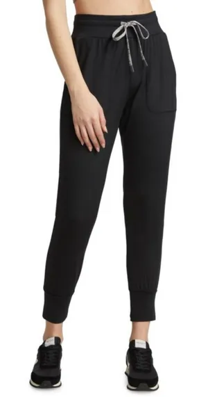 Varley Parkhurst Black‎ Jogger Pants in Fluid Stretch Jersey Size Small thumbnail 1