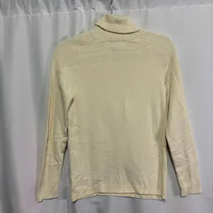 Vintage Y2K Polo Jeans Ralph Lauren Womens Turtleneck Ribbed M Cream Classic thumbnail 6