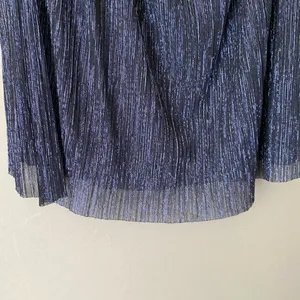 Lush sz M blue‎ metallic off shoulder boho blouse thumbnail 8