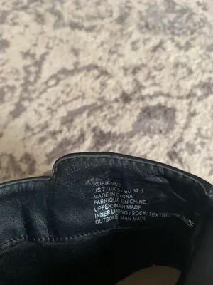 JustFab Black Bootie Heels thumbnail 6
