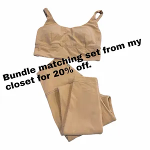 Lululemon Align High Neck Bra C/D Cup‎ Size 6 Warm Neutral Nulu Yoga Crop Top thumbnail 4