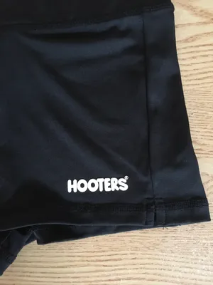 Hooters New Girl Uniform Shorts Clearwater Florida Black Size Xxs thumbnail 8