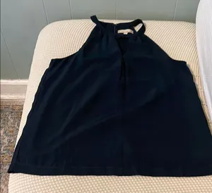 Banana‎ Republic Blue Halter Tank Top thumbnail 1
