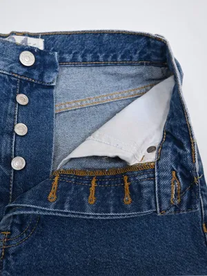We the Free Women's 24 Distressed Straight Leg Raw Hem Button Fly Jean thumbnail 8