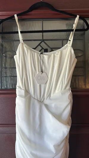 OW White Revolve Corset Mini Dress thumbnail 3