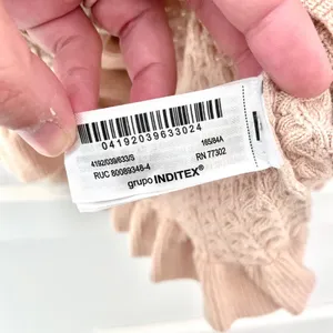 Zara Knit Corset Ivory Tank Size S Sleeveless Ruffle thumbnail 5