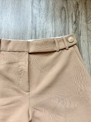 Zara High Waist Wide Leg Work Trouser Pants in Camel Brown Tan Office Size S NWT thumbnail 6