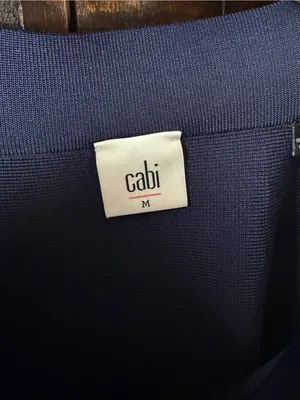 CAbi Dame Navy A-Line Skirt - Medium thumbnail 4